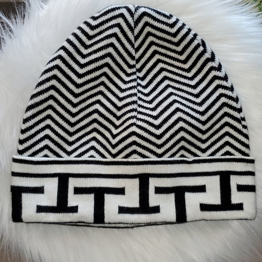 River Island Greek Key Hat